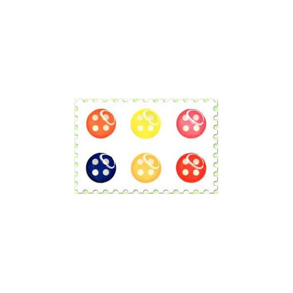 �z�[���{�^���X�e�b�J�[ iPhone6/6s/iPhone5/5s/iPad/iPod touch �f�R�V�[�� HBS6P-P14 _