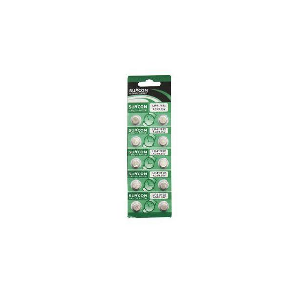 【並行輸入品】SUNCOM/サンコム LR41ボタン電池 10個パック 電卓や時計などに! _