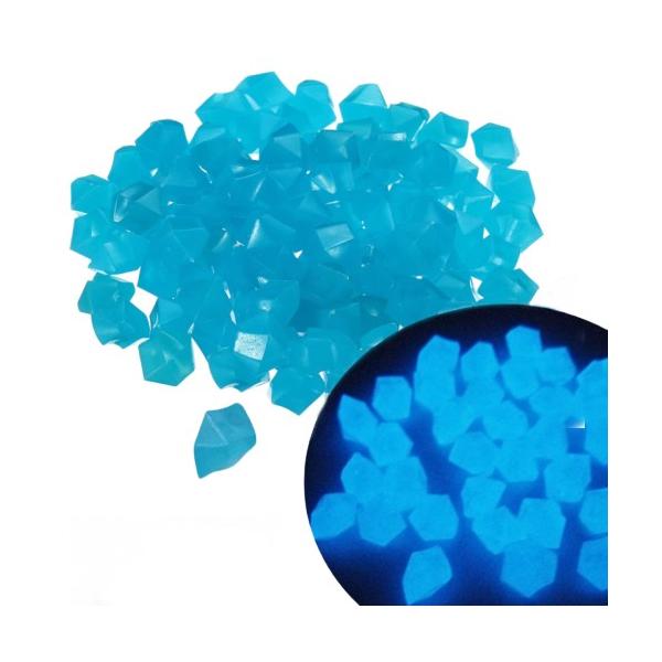 並行輸入品】夜光石 ブルー 300個入り 発光石 光る石 蓄光石