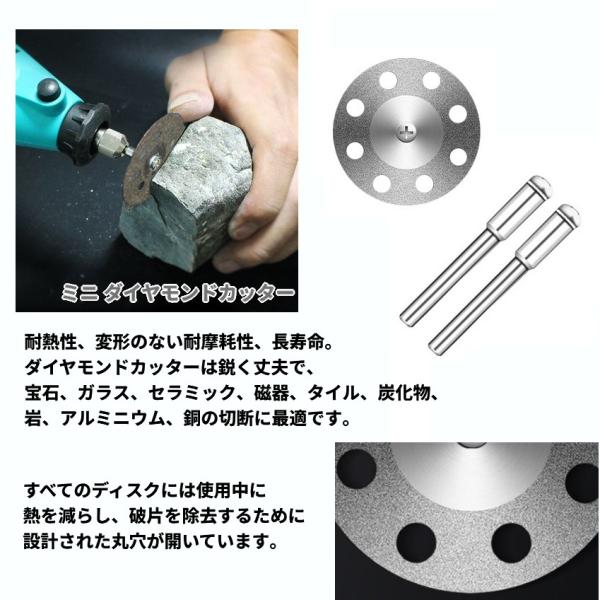 �y���s�A���i�z�~�j �_�C�������h�J�b�^�[ 10���Z�b�g 3mm��2�{�t ���a22mm 8�� �~�j���[�^�[�p �����[�^�[ �f�B�X�N _ ���i�摜1
