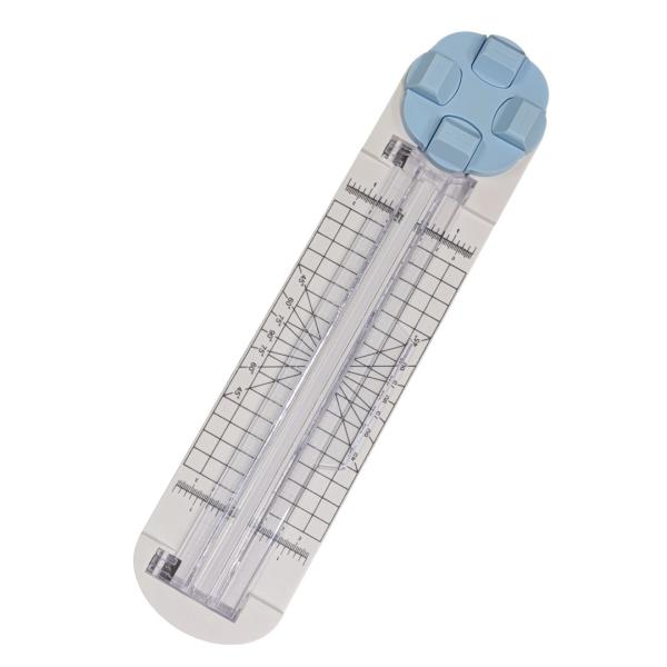 【並行輸入品】4種裁断 多機能 ペーパーカッター スライドカッター ペーパー裁断機 A4サイズ対応 波線 切り取り線 折り線 __