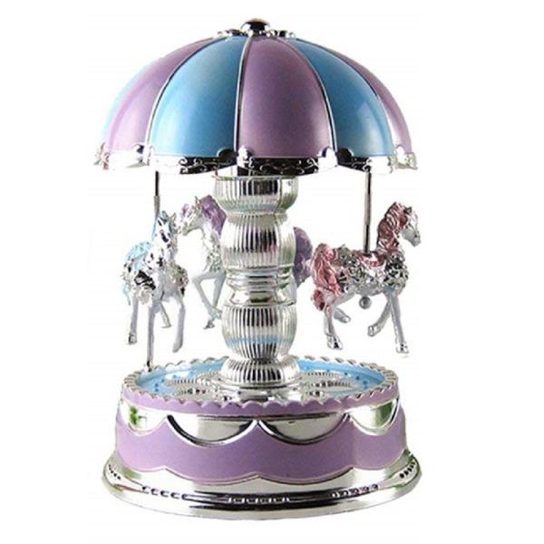 オルゴール メリーゴーランド ブルーパープル おしゃれ かわいい インテリア Youshowshop 通販 Yahoo ショッピング