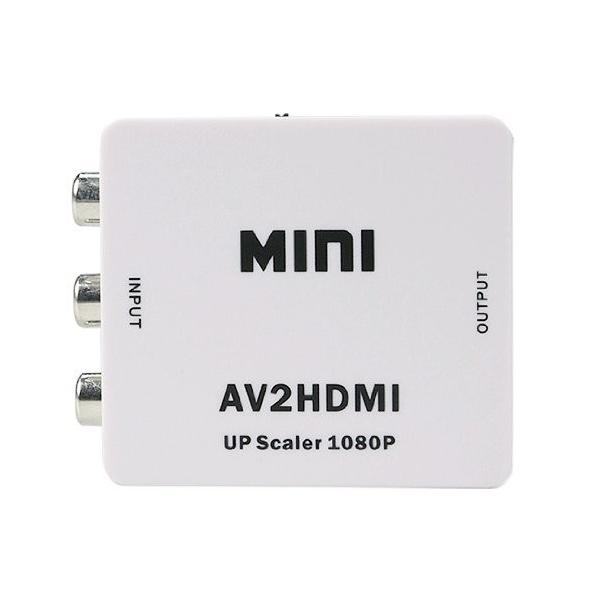 ysAizAV2HDMI Ro[^[ RCA to HDMI Ro[^[ R|Wbg (AV / RCA3 / CVBS) _