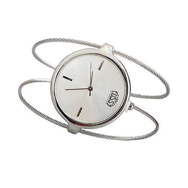 並行輸入品】レディース ワイヤーバンド 腕時計 シルバー