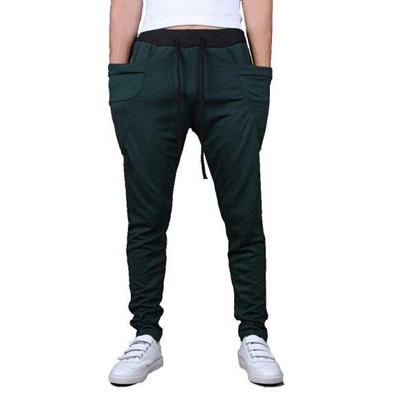 【並行輸入品】サルエルパンツ ゴールデンゲート グリーン XXLサイズ メンズ 細身 スリム タイト _.