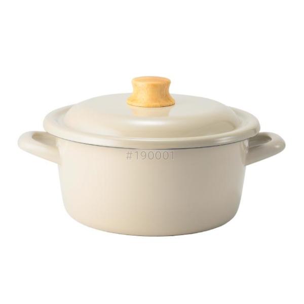 富士ホーロー FUJIHORO コットンプラス COTTON PLUS キャセロール 20cm CTP-20WGG グレージュ 両手鍋 __