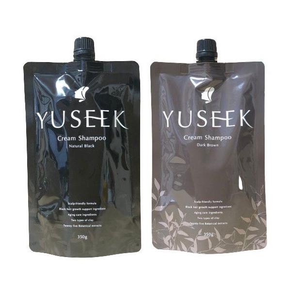YUSEEK ユーシーク シャンプー 350g 白髪染めシャンプー カラー