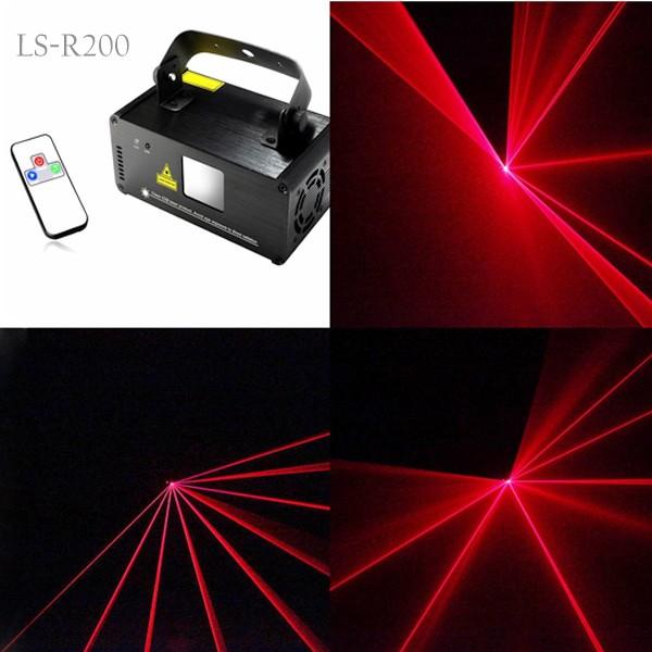 レーザー照明機材 舞台照明 スポットライト クラブ イベント パーティーカラオケ ステージライト LS-R200 赤単色 舞台照明 スポットライト クラブ