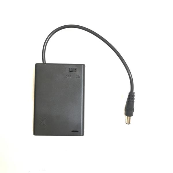 電池ボックス 単3電池3本 4.5V出力 スイッチ機能 電池カバー付き DCプラグ付き バッテリーケース 工作 パーツ ホビー バイク 音響機器