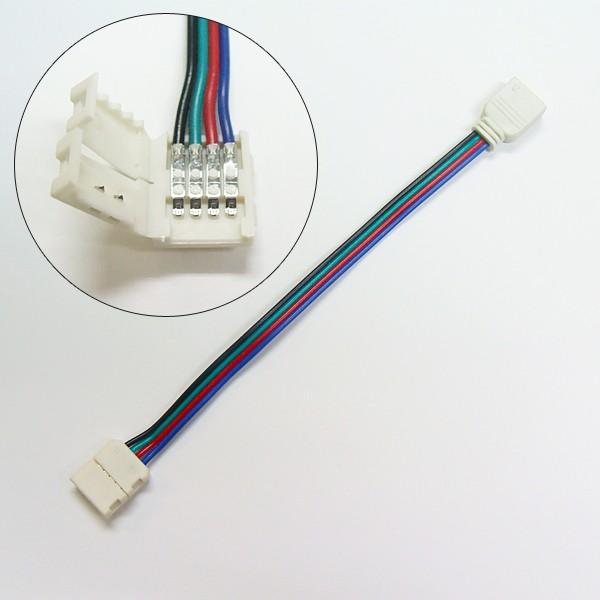 LEDテープライト用 簡単接続 延長用コネクタ 5050smd RGB マルチカラー 