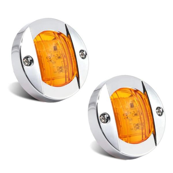 Aoling トラックサイドマーカー 12V 軽トラックマーカーランプ LED オレンジ 2個セット RV バス 路肩灯 6LED 防水防塵 :20221217160157-00781:バリオス東海1号店 通販 Aoling トラックサイドマーカー 12V 軽トラックマーカーランプ LED ブルー RV バス 路肩灯 6LED 防水防塵 高輝度 トレ