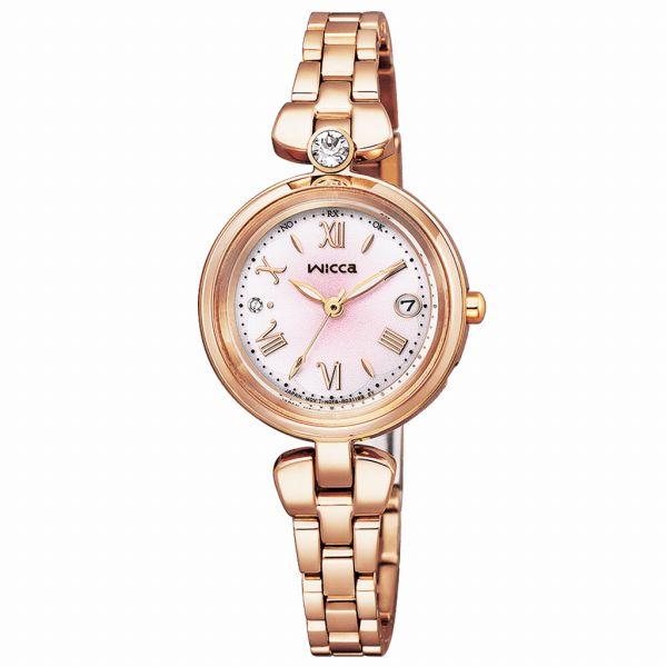 【新品・ほぼ未使用】wicca CITIZEN レディース 腕時計 限定デザイン wicca シチズン ウィッカ 夏限定モデル レディース ソーラーテック電波
