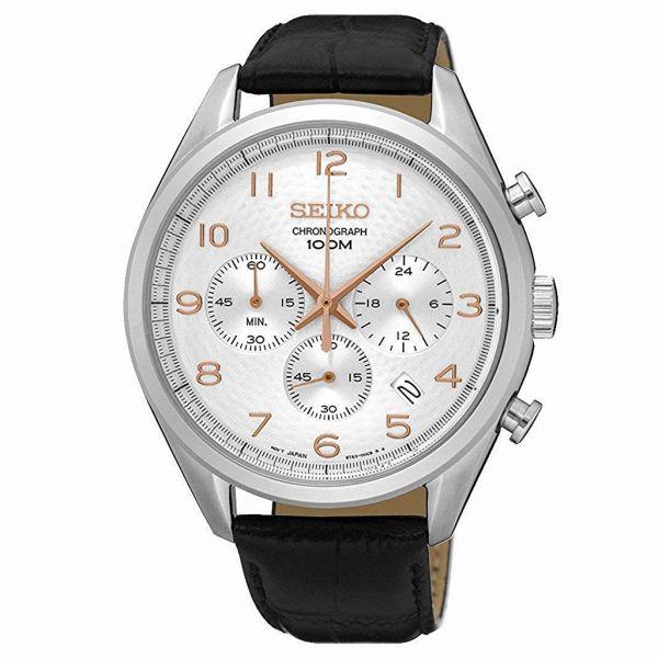 SEIKO 取寄品 腕時計 セイコー SSB227P1 クロノグラフ Cal.8T63 10気圧 