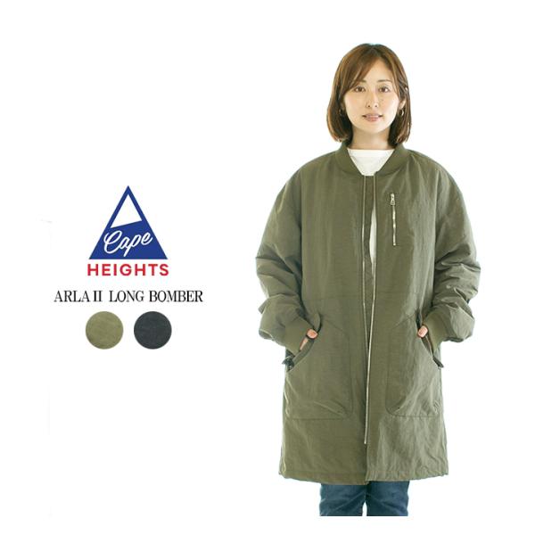 Cape Heights / ARLA 2 LONG BOMBER/コート/S/ポリエステル/KHK/無地/CHW131843221 CapeHEIGHTS ケープハイツ ARLAII LONG BOMBER CHW131843221【国内正規
