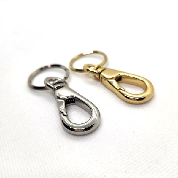 VASEERA 53mmナスカン シンプルスタイル 30mm二重カンキーホルダー /キーリング /カラビナ