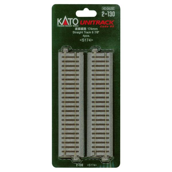 KATO HOゲージ 直線線路 174mm 4本入 2-130 鉄道模型用品 : Vast