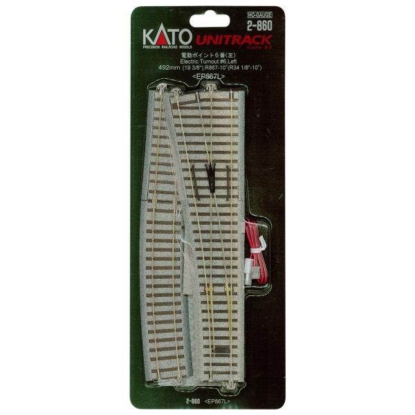 KATO HOゲージ 電動ポイント6番 左 2-860 鉄道模型用品 カトー(KATO) HOゲージ 電動ポイント6番 左 2-860 鉄道模型用品