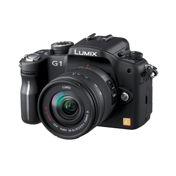 パナソニック デジタル一眼カメラ LUMIX (ルミックス) G1 レンズキット コンフォートブラック DMC-G1K-K