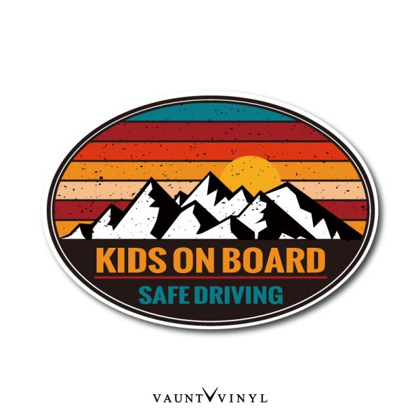 車 磁石 キャンプ オフロード 4WD キッズ ベイビー イン カー オン ボード baby kids in car 煽り 煽り運転防止 煽り防止 あおり運転 デリカ D5 RAV4 ジムニー シエラ ランドクルーザー プラド