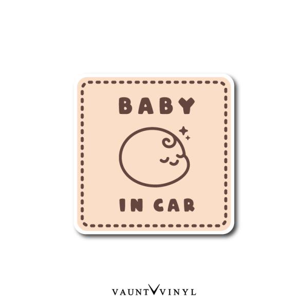 車 マグネットステッカー 子供が乗っています ベイビー キッズ kids チャイルド インカー baby in car on board オンボード 赤ちゃん 煽り 煽り運転対策 かわいい