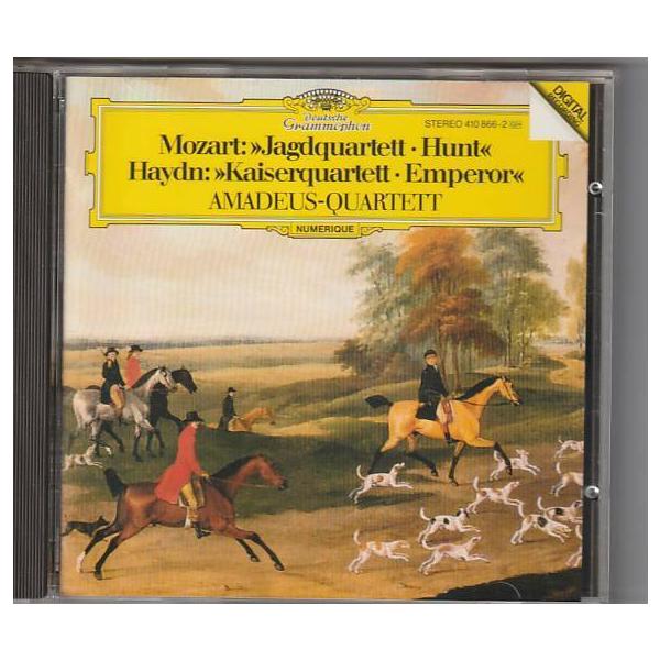 ☆CD DG Mozart:Jagdquartett.Haydn:Kaiserquartett モーツァルト:弦楽