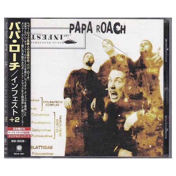 □CD インフェスト +2 *パパ・ローチ/日本盤ボーナストラック収録/歌詞