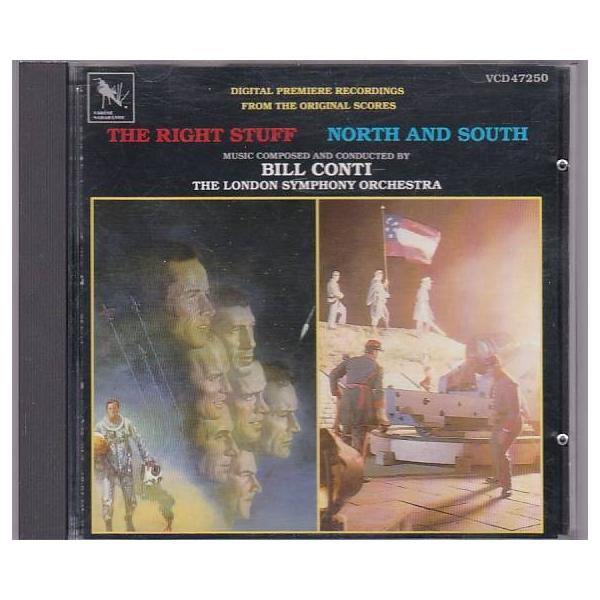 ■CD The Right Stuff / North And South ライトスタッフ.南北戦争物語 愛と自由への大地 サントラ■