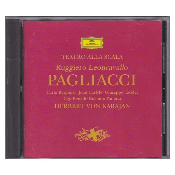 ★CD DG レオンカヴァルロ:歌劇「道化師」対訳付き *ヘルベルト・フォン・カラヤン(Herbert von Karajan)高音質SHM-CD仕様