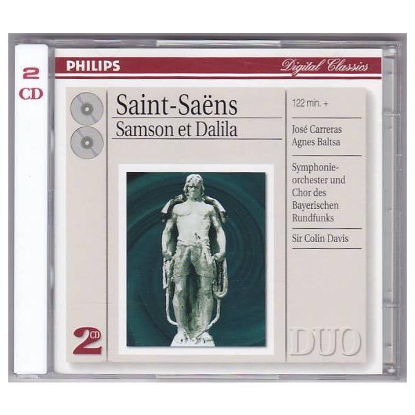 ■CD Saint-saens: Samson & Dalila サン=サーンス:歌劇「サムソンとデリラ」全曲2CD *デイヴィス.カレーラス■