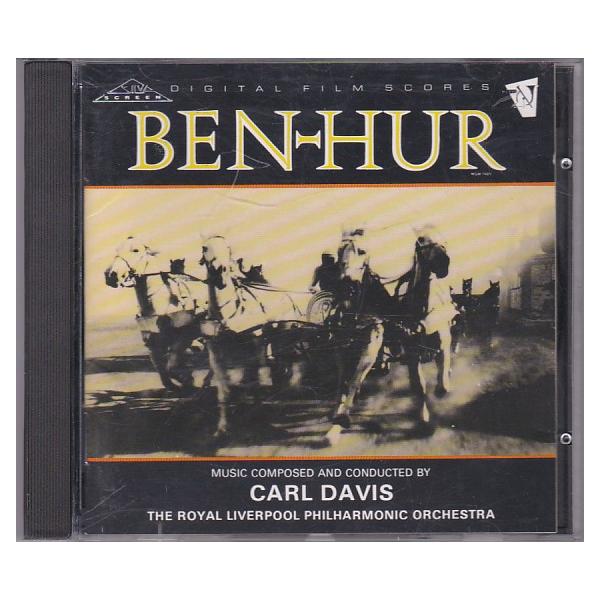 ★開封済新品　「ベン・ハー」　オリジナル・スコア完全版（世界初）　デジタル新録音 ☆CD Ben Hur ベン・ハー 1925年版 デジタル・フィルム・スコア