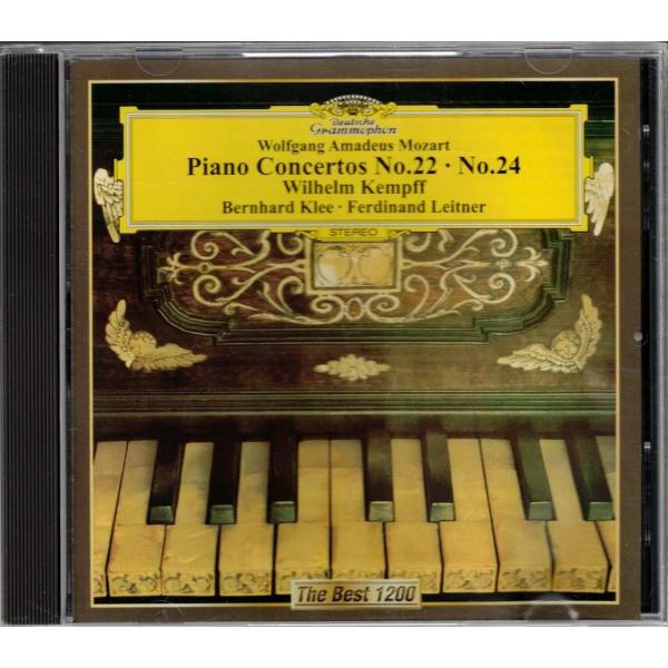 ★CD DG モーツァルト:ピアノ協奏曲第22番.第24番 *ヴィルヘルム・ケンプ(Wilhelm Kempff).クレー.ライトナー.バイエルン放送交響楽団.