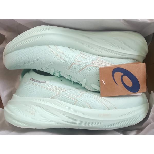 □アシックス 厚底ランニングシューズ ゲルニンバス 26 gel nimbus 薄