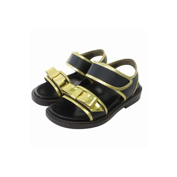 MARNI マルニ VERO CUOIO サンダル シューズ リボン イタリア製