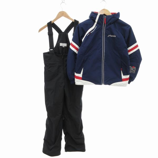 PHENIX スノーウェア オーバーオール ネイビー サイズL フェニックス PHENIX スキーウエア ジャケット ブルゾン