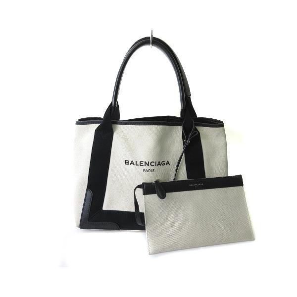 BALENCIAGA バレンシアガ Navy CABAS ネイビー カバ スモール