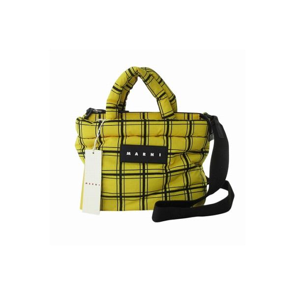 マルニ　MARNI バッグ イエロー チェック キルティング ショルダーバッグ マルニ MARNI MARNI ショルダーバッグ SBMP0152A0 P6053