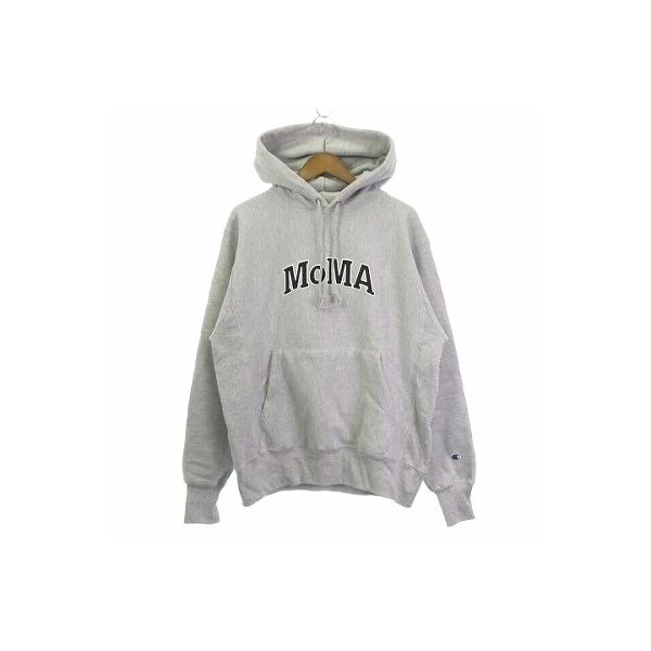 Champion（チャンピオン） × MOMA 美品 リバースウィーブ パーカー
