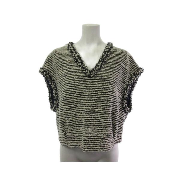 TOMORROWLAND ブリアンボーダーファンシーフロンタブルプルオーバー