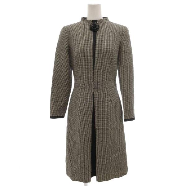 エムズグレイシー M'S GRACY ワンピース フレア 38 千鳥格子