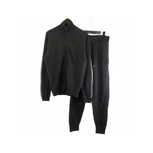 ヒューゴボス HUGO BOSS ニット セットアップ ジップアップ ジャケット