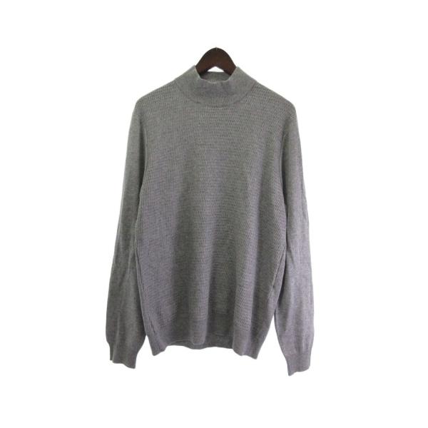 【中古】未使用品 マーロ malo optimum タグ付き ウール カシミヤ ニット セーター IUM054FCC12 グレー XL メンズ 未使用品 マーロ malo optimum タグ付き ウール カシミヤ ニット