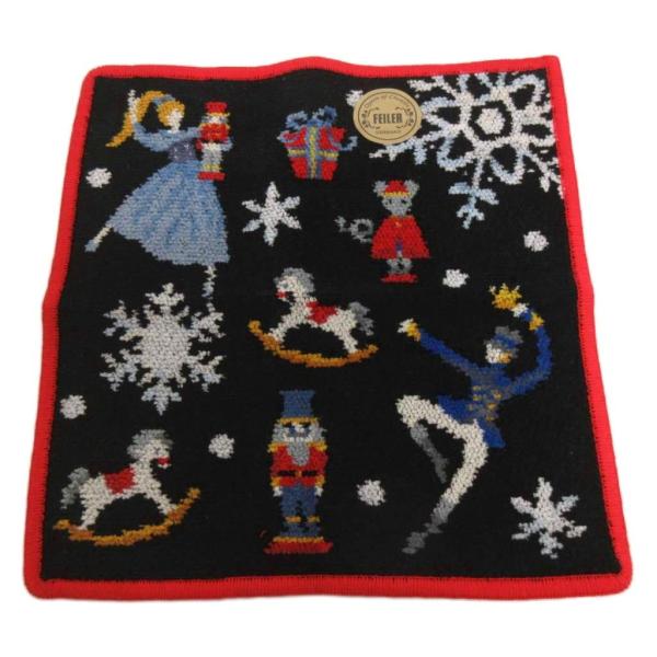 FEILER カスノワゼット　レッド　タオルハンカチ 未使用品 フェイラー FEILER ハンカチ タオルハンカチ ハンドタオル