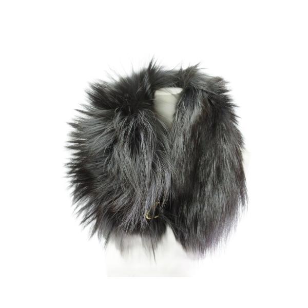 FENDI（フェンディ） フォックスファーティペット マフラー グレー