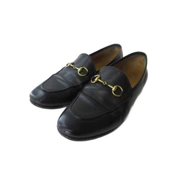 GUCCI（グッチ） ビット ローファー シューズ フラットシューズ レザー