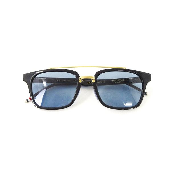 THOM BROWNE TB-706 黒×ゴールド サングラス トムブラウン - 通販