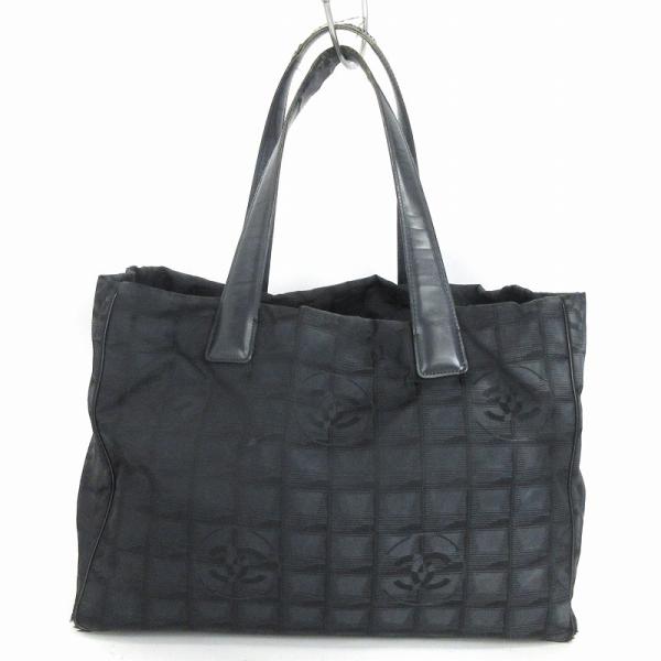 シャネル CHANEL ニュートラベルライン トートバッグ ココマーク 