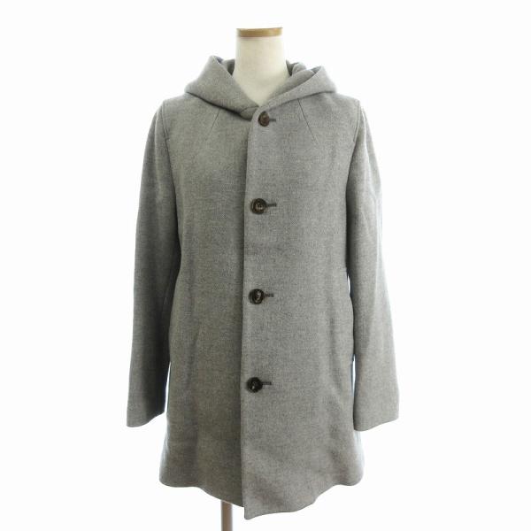ギャルリーヴィー トゥモローランド 美品 フーデットコート ミドル丈