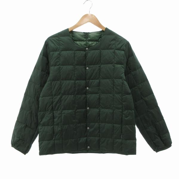 タイオン TAION 美品 インナーダウンジャケット ナイロン パッカブル