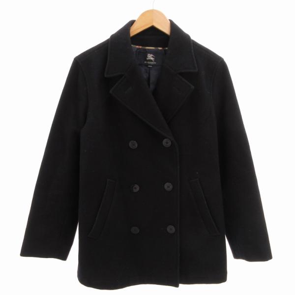 く*ま様 BURBERRYS ダーク ピーコート バーバリー ロンドン BURBERRY LONDON Pコート ピーコート ハーフ丈 8B