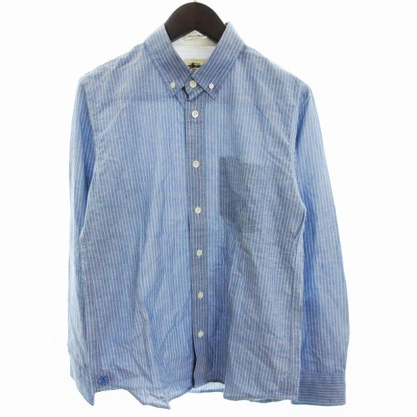 【最終価格】OLD STUSSY ボタンダウン　ストライプジャケット 最終価格】OLD STUSSY ボタンダウン ストライプジャケット